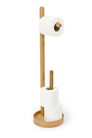 Wooden Minimalist Roll Holder | Wireworks Yoku | Oroatrade