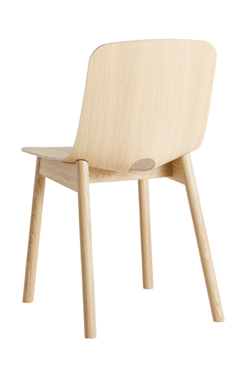 White Oak Minimalist Dining Chair | WOUD Mono | Oroatrade.com