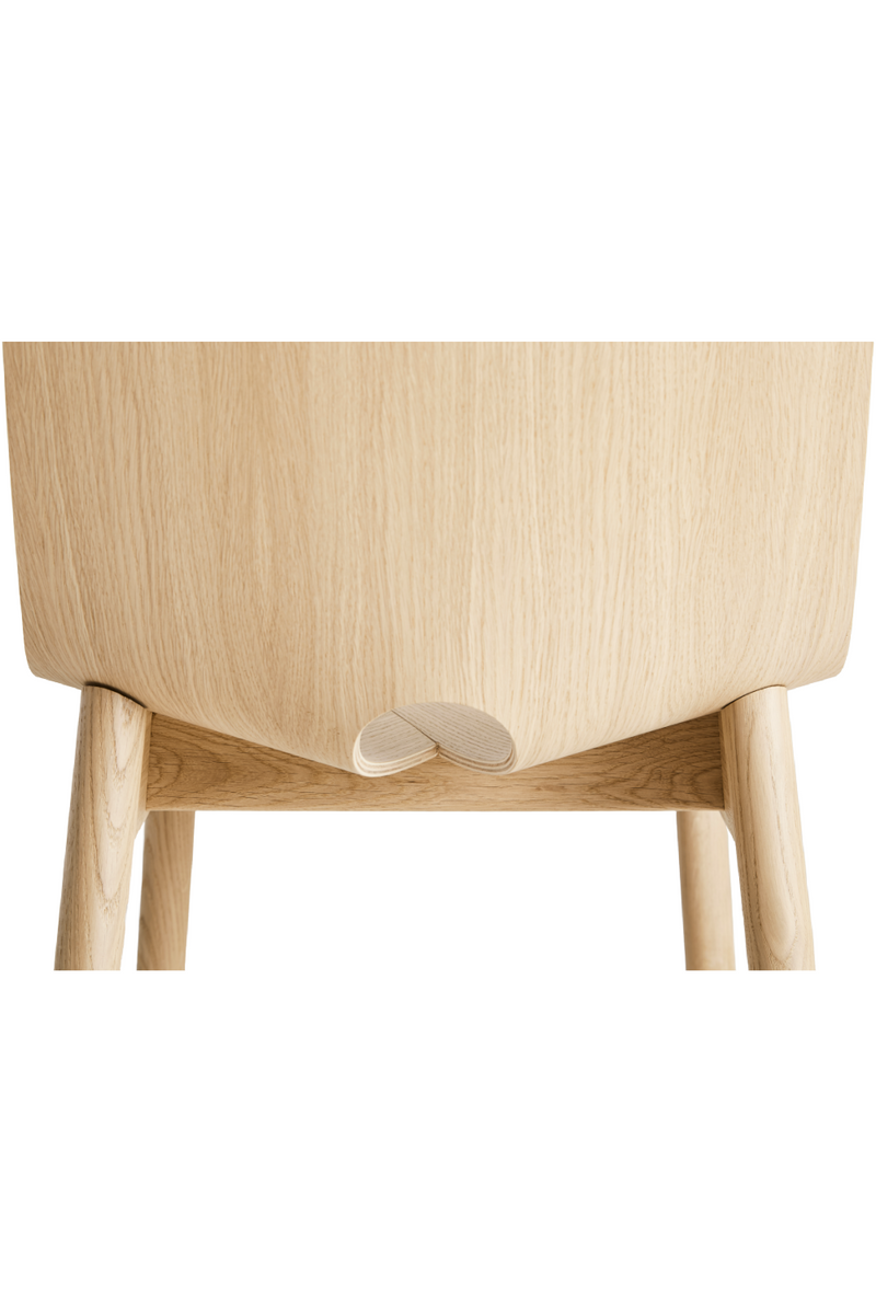 White Oak Minimalist Dining Chair | WOUD Mono | Oroatrade.com