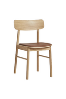 Leather Seat Dining Chair | WOUD Soma | Oroatrade.com