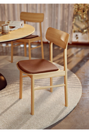 Leather Seat Dining Chair | WOUD Soma | Oroatrade.com
