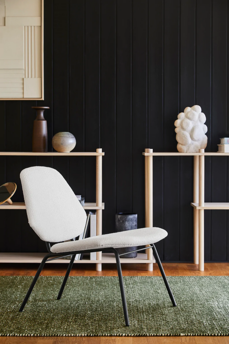 Minimalist Upholstered Lounge Chair | WOUD Lean | Oroatrade.com