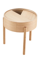 Contemporary Round Side Table | WOUD Arc | Oroatrade.com