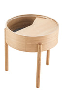 Contemporary Round Side Table | WOUD Arc | Oroatrade.com