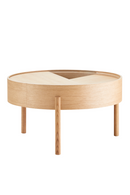 Contemporary Round Coffee Table M | WOUD Arc | Oroatrade.com