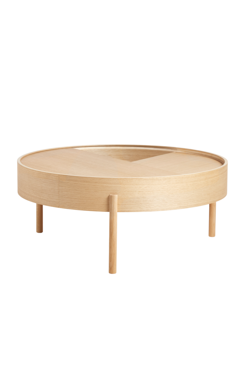 Contemporary Round Coffee Table L | WOUD Arc | Oroatrade.com