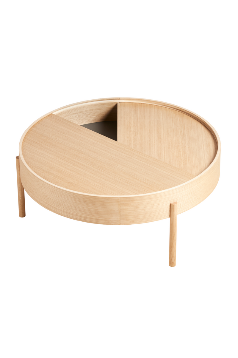 Contemporary Round Coffee Table L | WOUD Arc | Oroatrade.com