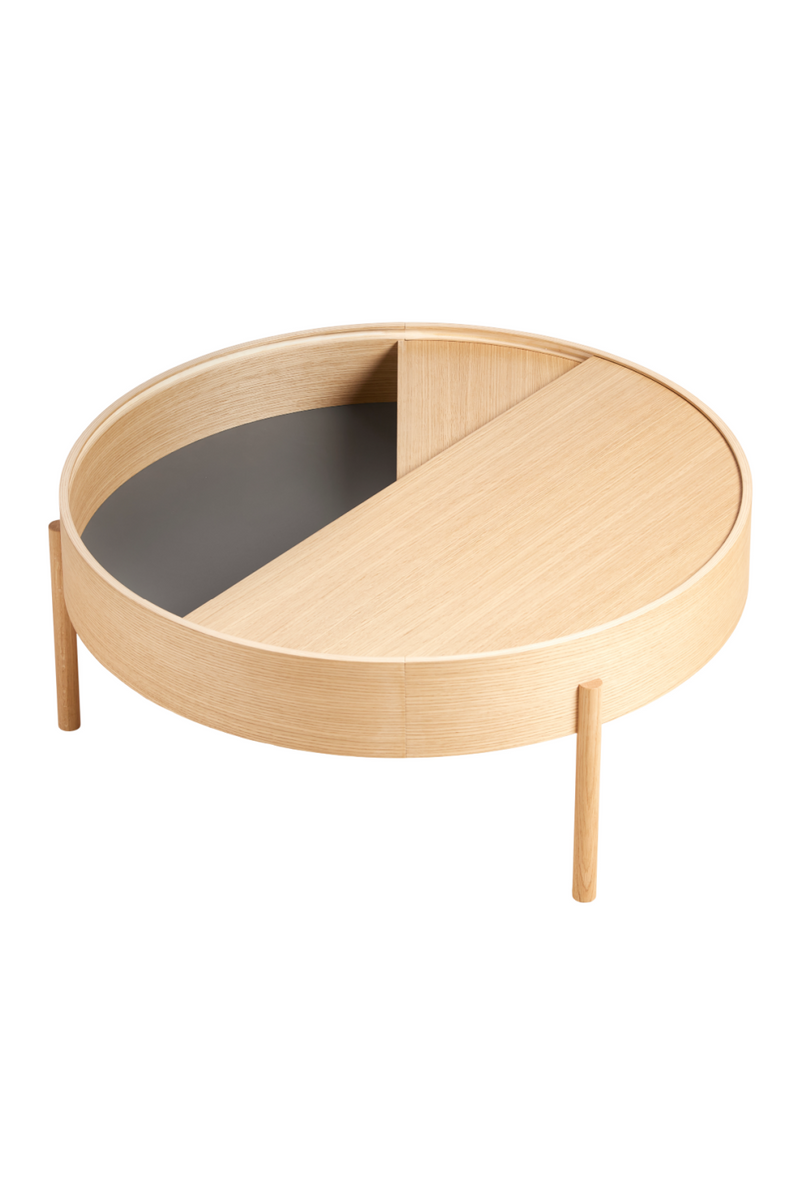 Contemporary Round Coffee Table L | WOUD Arc | Oroatrade.com