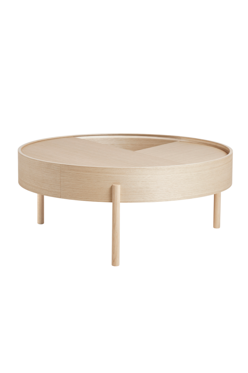 Contemporary Round Coffee Table L | WOUD Arc | Oroatrade.com