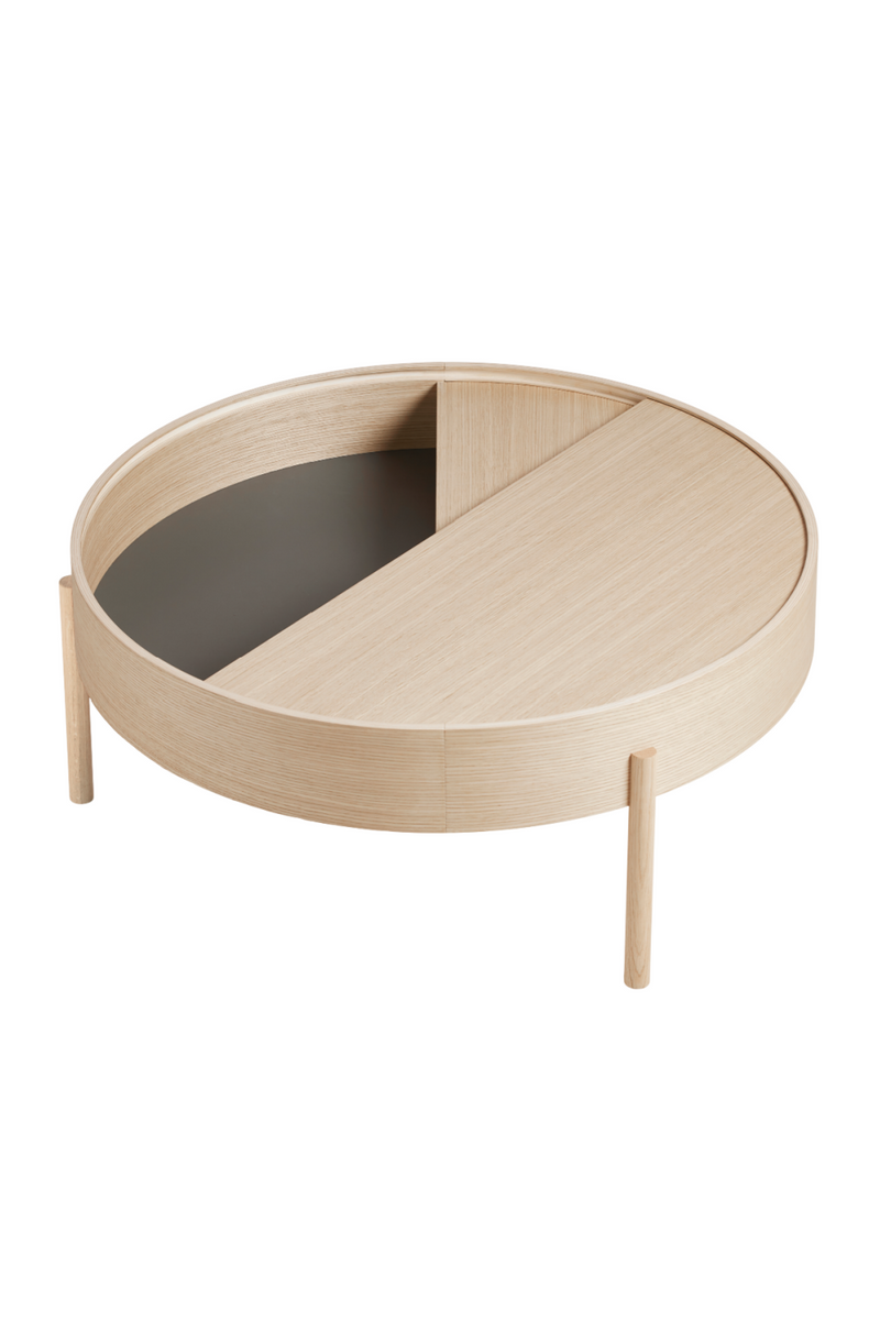 Contemporary Round Coffee Table L | WOUD Arc | Oroatrade.com