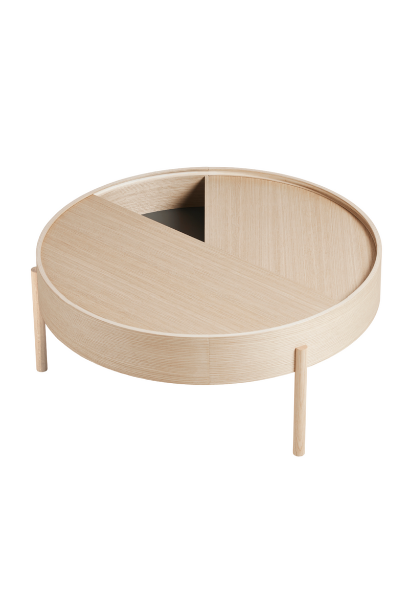 Contemporary Round Coffee Table L | WOUD Arc | Oroatrade.com