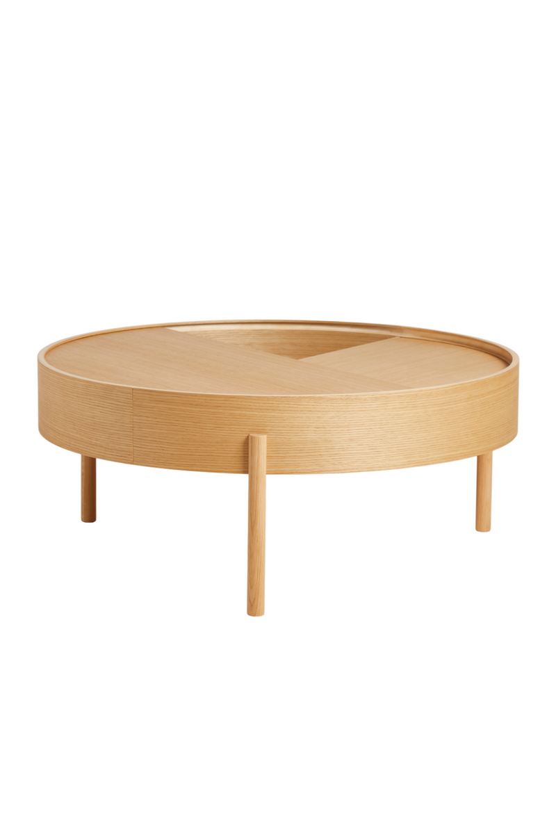 Contemporary Round Coffee Table L | WOUD Arc | Oroatrade.com