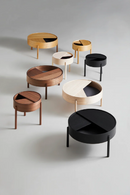 Contemporary Round Side Table | WOUD Arc | Oroatrade.com