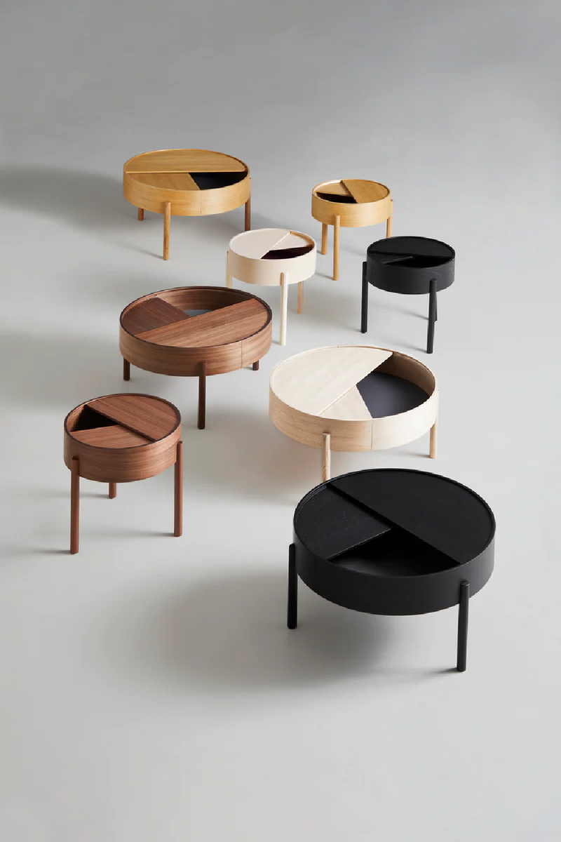 Contemporary Round Side Table | WOUD Arc | Oroatrade.com