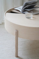Contemporary Round Coffee Table M | WOUD Arc | Oroatrade.com