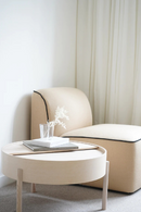 Contemporary Round Coffee Table M | WOUD Arc | Oroatrade.com