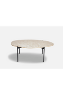 Travertine Organic Occasional Table L | WOUD La Terra | Oroatrade.com