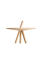 Oak Tripod Side Table | WOUD Come Here | Oroatrade.com