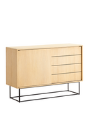 Contemporary Sliding Door Sideboard | WOUD Virka | Oroatrade.com