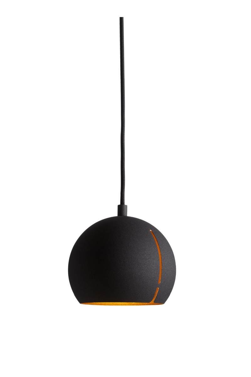 Round Black Pendant Lamp | WOUD Gap | Oroatrade.com