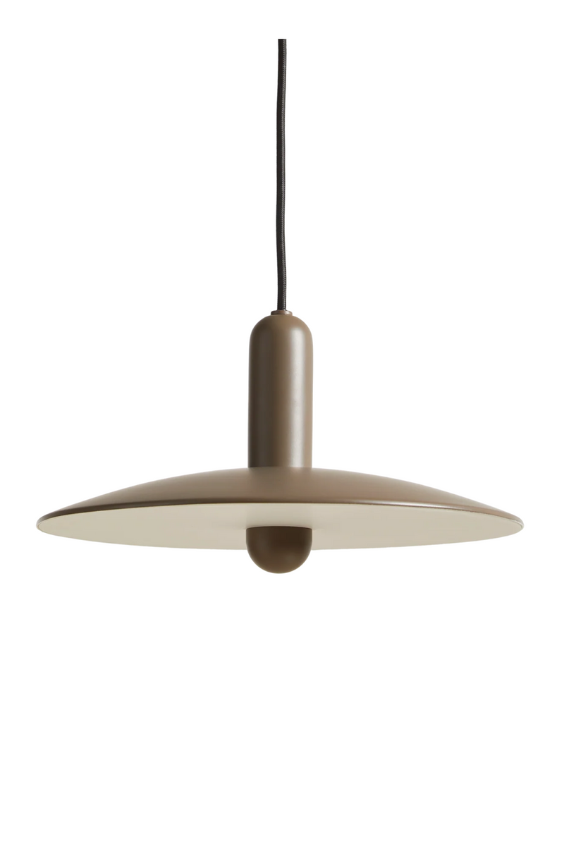 Taupe Modern Pendant Lamp S | WOUD LU | Oroatrade.com