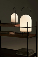 White Glass Contemporary Floor Lamp | WOUD Ghost | Oroatrade.com