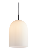 White Glass Contemporary Pendant Lamp | WOUD Ghost | Oroatrade.com