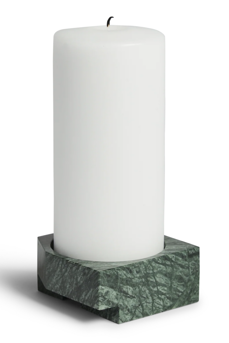 Marble Contemporary Candle Holder | WOUD Jeu De Dés 3 | Oroatrade.com