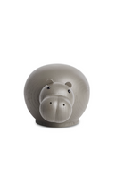 Taupe Hippopotamus Sculpture | WOUD Hibo | Oroatrade.com