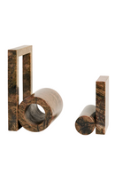 Marble Geometrical Book Ends | WOUD Booknd | Oroatrade.com