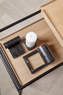 Marble Geometrical Book Ends | WOUD Booknd | Oroatrade.com