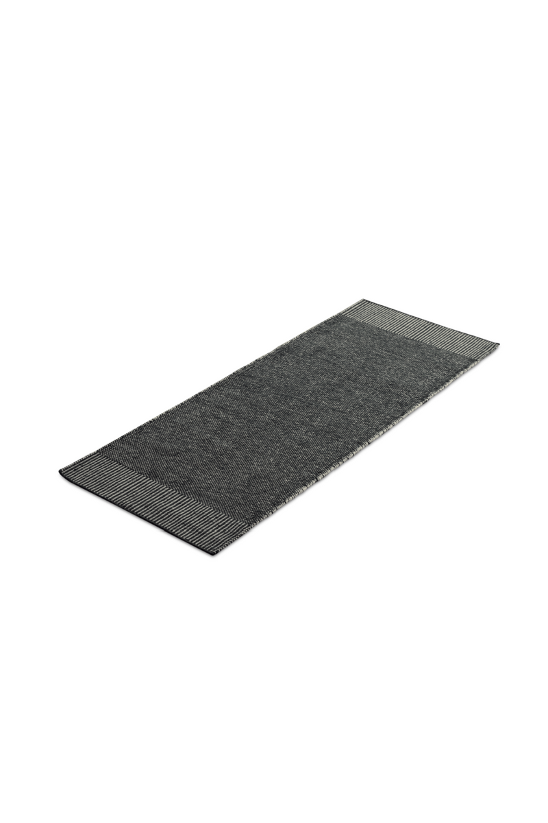 Gray Woven Area Rug | WOUD Rombo | Oroatrade.com