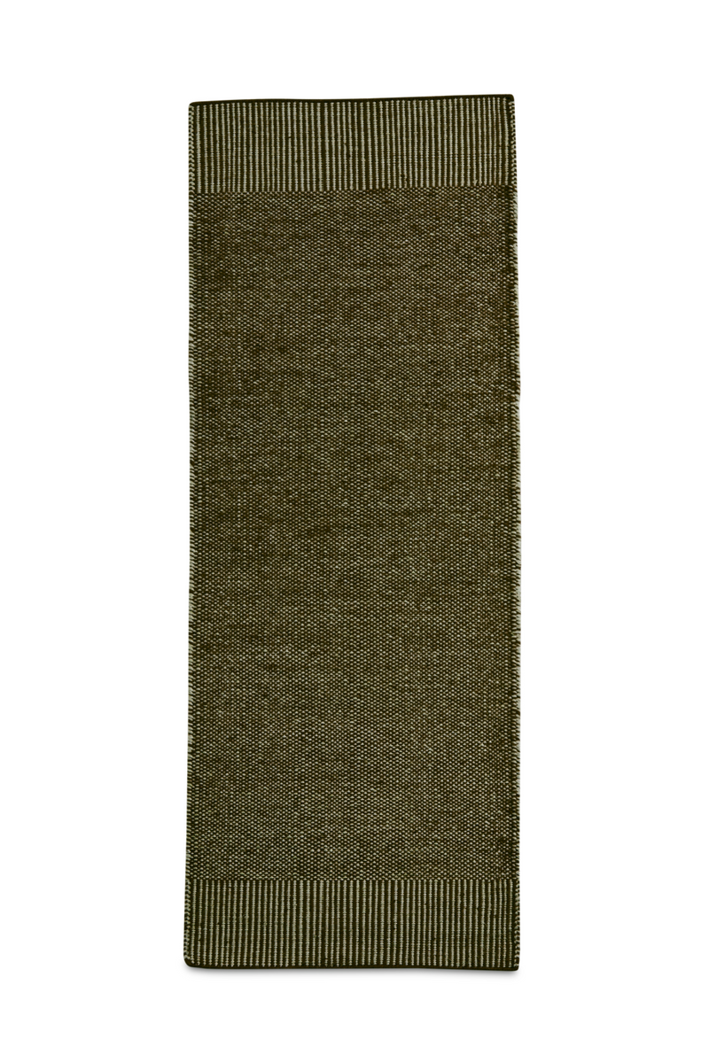 Green Woven Area Rug | WOUD Rombo | Oroatrade.com