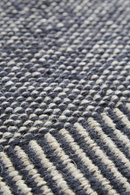 Gray Woven Area Rug | WOUD Rombo | Oroatrade.com