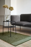 Green Woven Area Rug | WOUD Rombo | Oroatrade.com