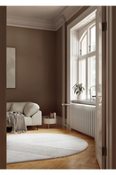 Oval Hand-Tufted Wool Rug 6'10 x 12' | WOUD Kyoto