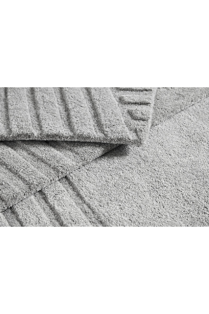 Gray Wool Area Rug | WOUD Kyoto | Oroatrade.com 