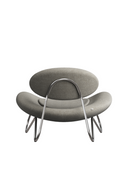 Bouclé Modern Lounge Chair | WOUD Meadow | Oroatrade.com
