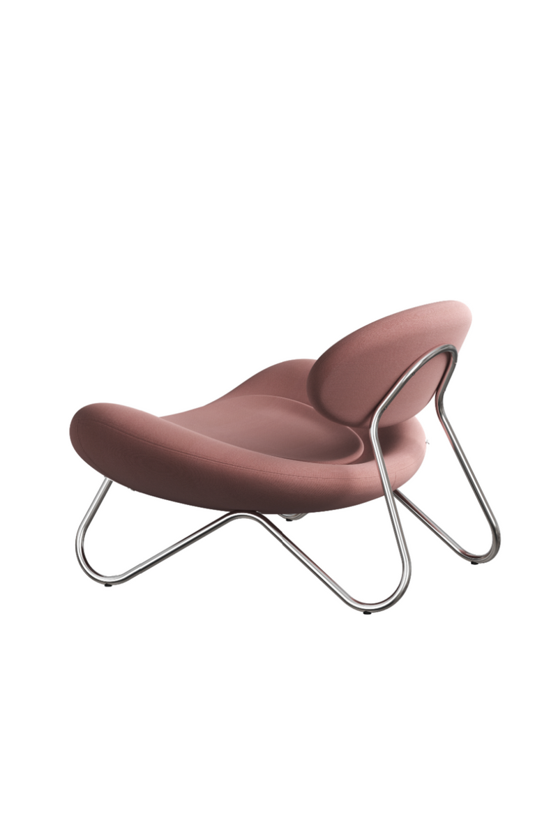 Chrome Framed Modern Lounge Chair | WOUD Meadow | Oroatrade.com
