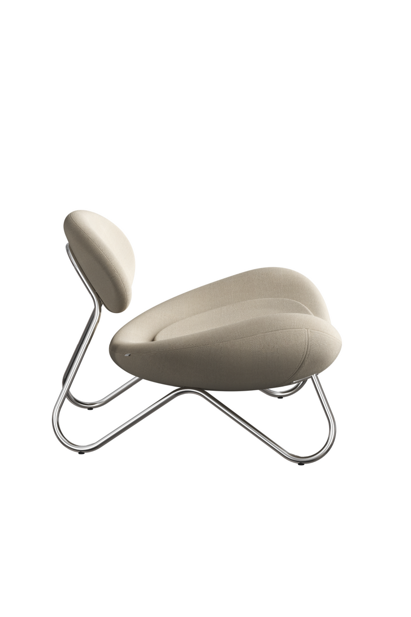 Fabric Upholstered Lounge Chair | WOUD Meadow | Oroatrade.com