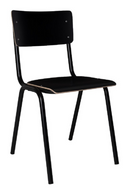 Steel-Framed Stackable Chairs (4) | Zuiver Back To School | Oroatrade.com