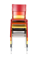 Steel-Framed Stackable Chairs (4) | Zuiver Back To School | Oroatrade.com