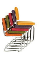 Cantilevered Ribcord Dining Chair (2) | Zuiver Ridge | Oroatrade.com