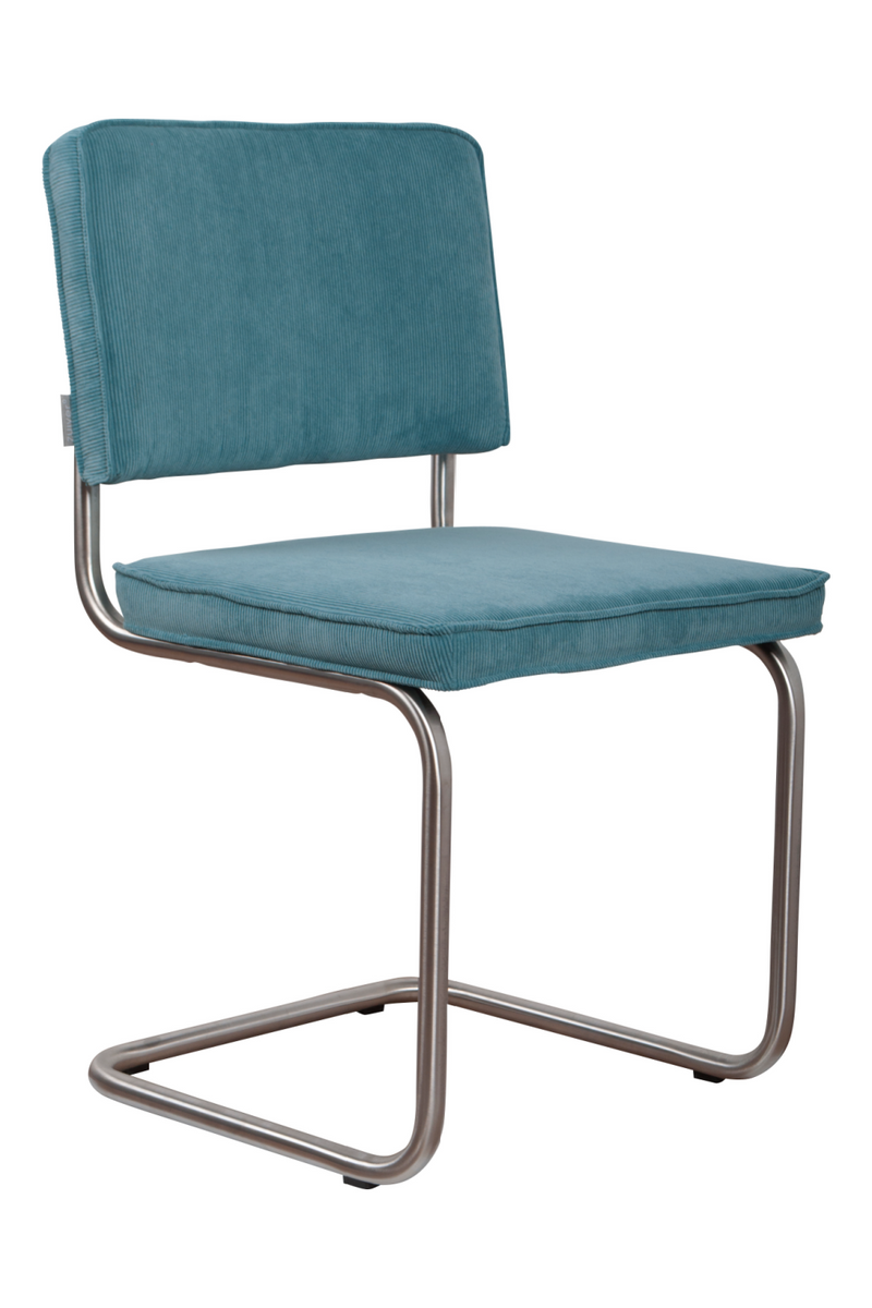 Brushed Metal Rib Dining Chairs (2) | Zuiver Ridge | Dutchfurniture.com