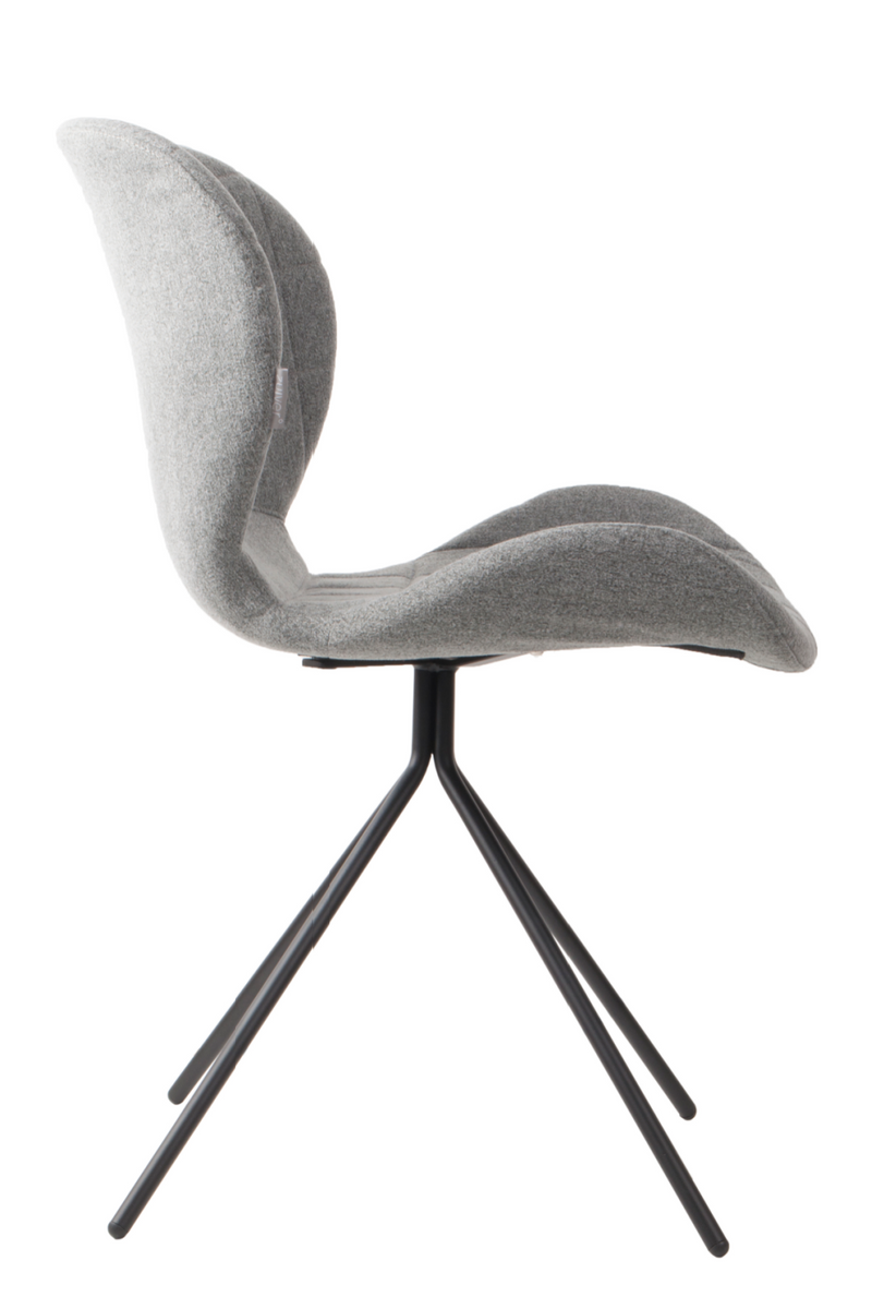 Light Gray Upholstered Dining Chairs (2) | Zuiver OMG | DutchFurniture.com