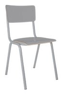 Steel-Framed Stackable Chairs (4) | Zuiver Back To School | Oroatrade.com