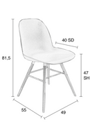 Shell Dining Chairs (2) | Zuiver Albert Kuip | Oroatrade.com
