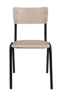 Steel-Framed Stackable Chairs (4) | Zuiver Back To School | Oroatrade.com