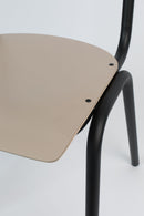 Steel-Framed Stackable Chairs (4) | Zuiver Back To School | Oroatrade.com