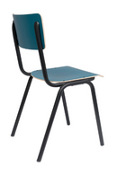 Steel-Framed Stackable Chairs (4) | Zuiver Back To School | Oroatrade.com